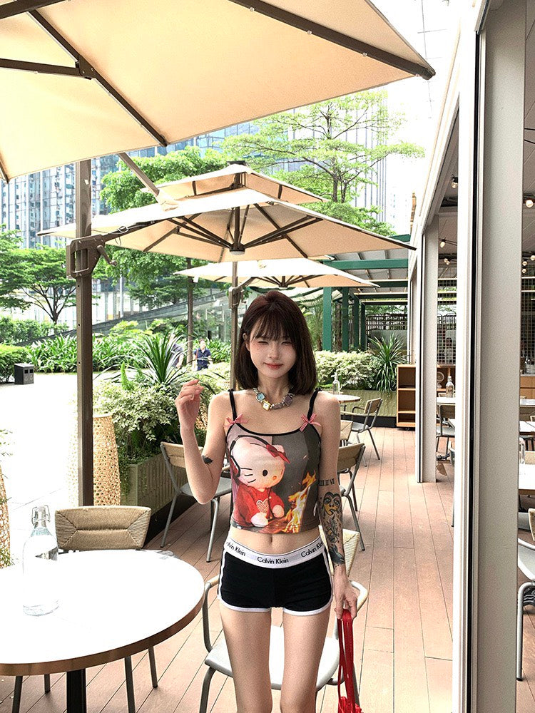 NA+ Kitty凱蒂貓逆襲復古吊帶背心