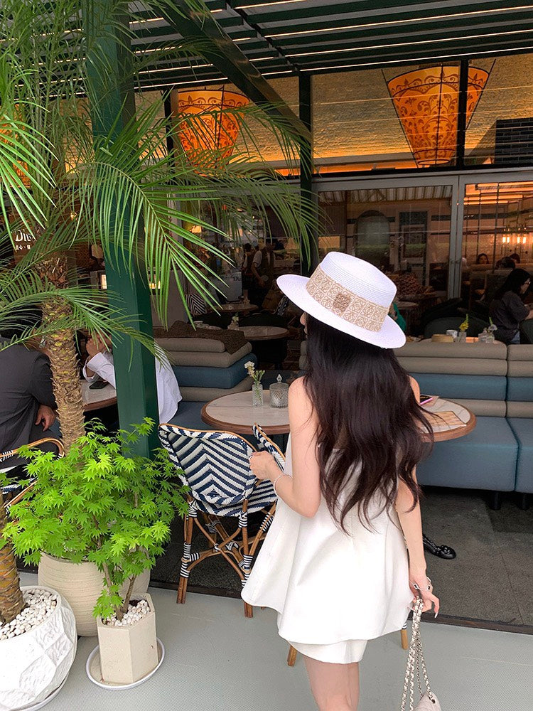 NA+ Cleanfit千金 抹胸長款吊帶 同色系短褲 白