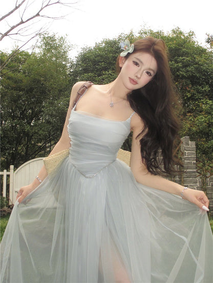 Na+ 藍色仙紗美神連身裙