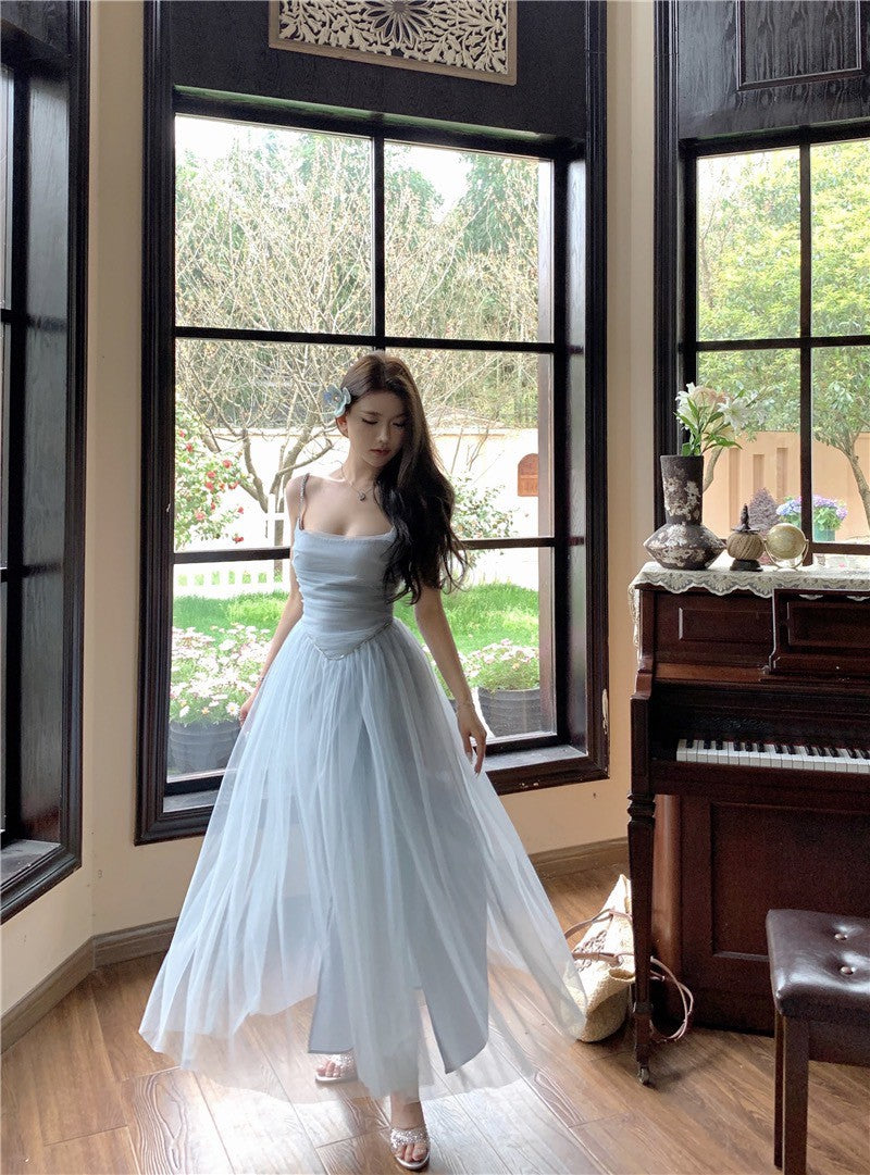 Na+ 藍色仙紗美神連身裙