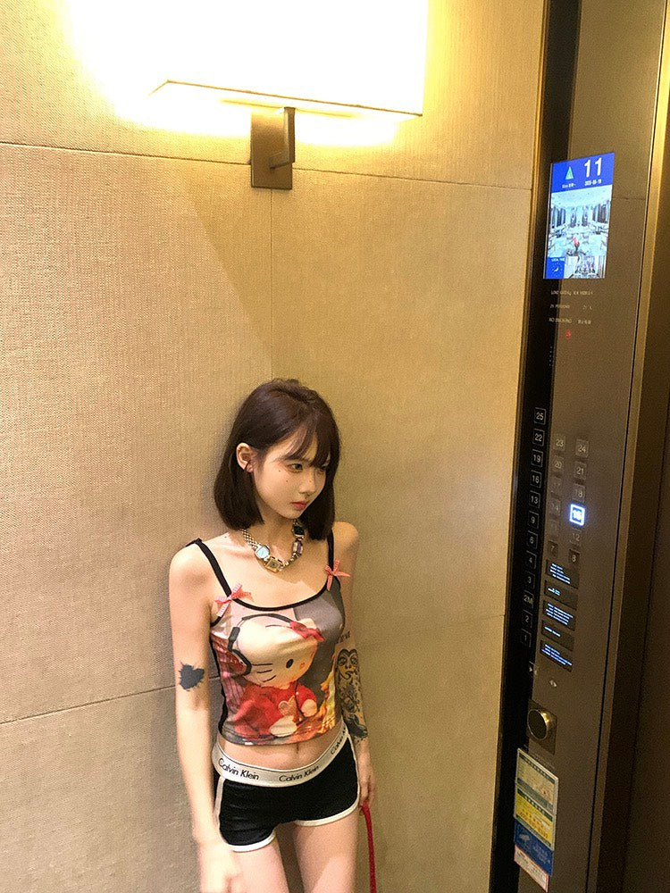 NA+ Kitty凱蒂貓逆襲復古吊帶背心