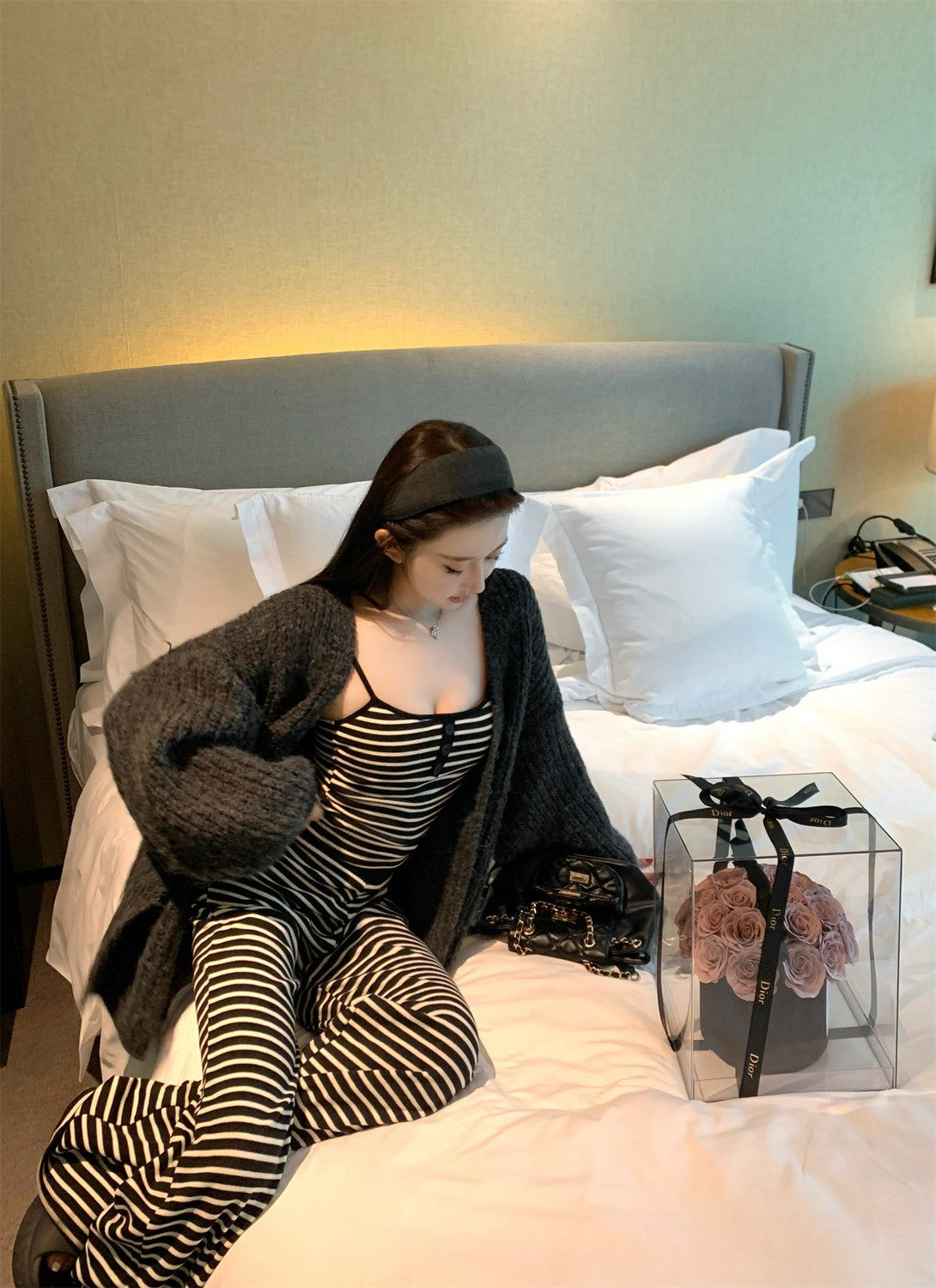 NA+ 初秋居家暖呼系列 黑色條紋顯瘦三版選品