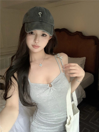 Na+ 性感改版卡戴珊skim彈力魚尾裙 粉/黑/灰