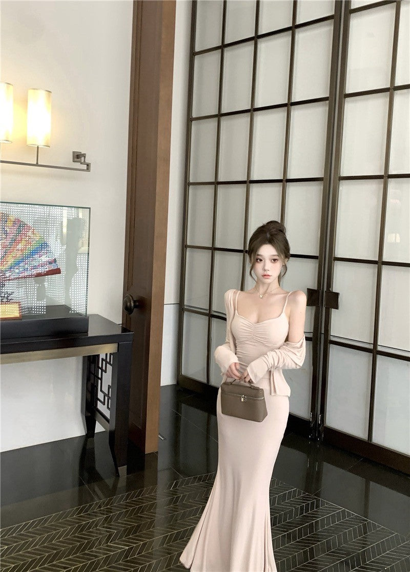 "Na+"滿分溫柔 裸粉軟糯背心 外套 3版設計