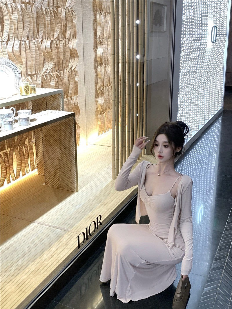 "Na+"滿分溫柔 裸粉軟糯背心 外套 3版設計