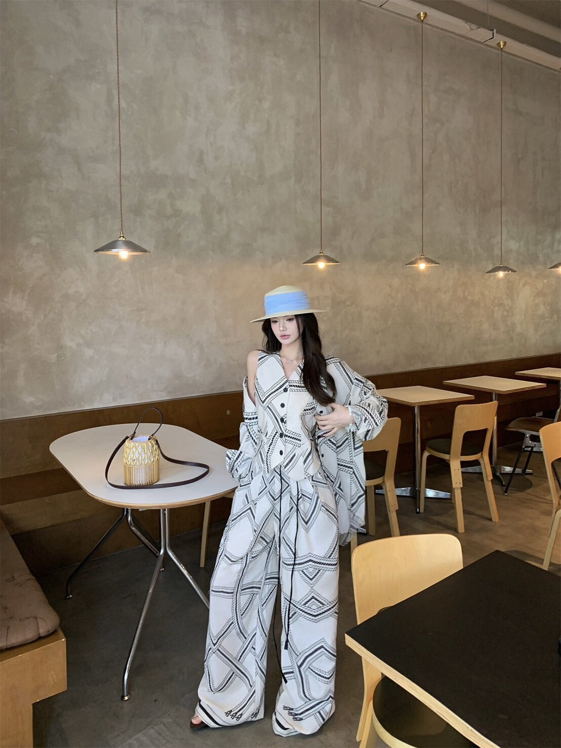 NA+ 老錢浪潮 復古印花3版型設計