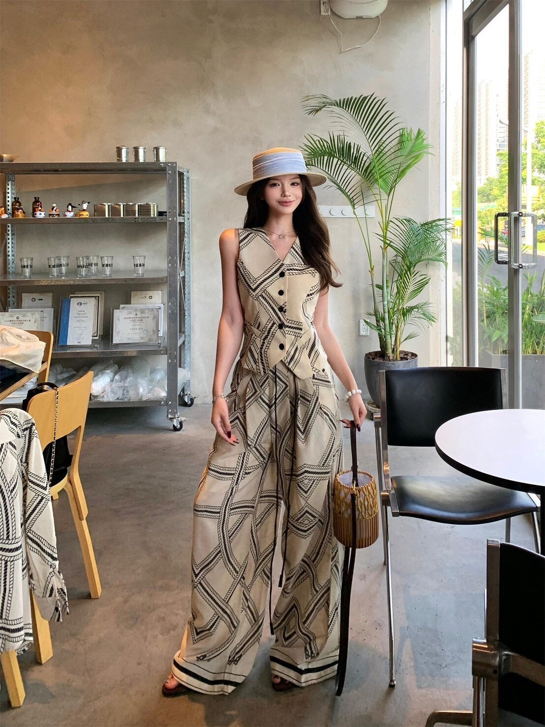 NA+ 老錢浪潮 復古印花3版型設計